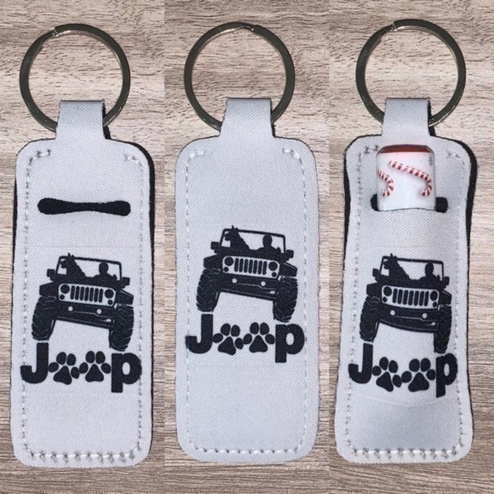 Jeep dog chapstick holder new